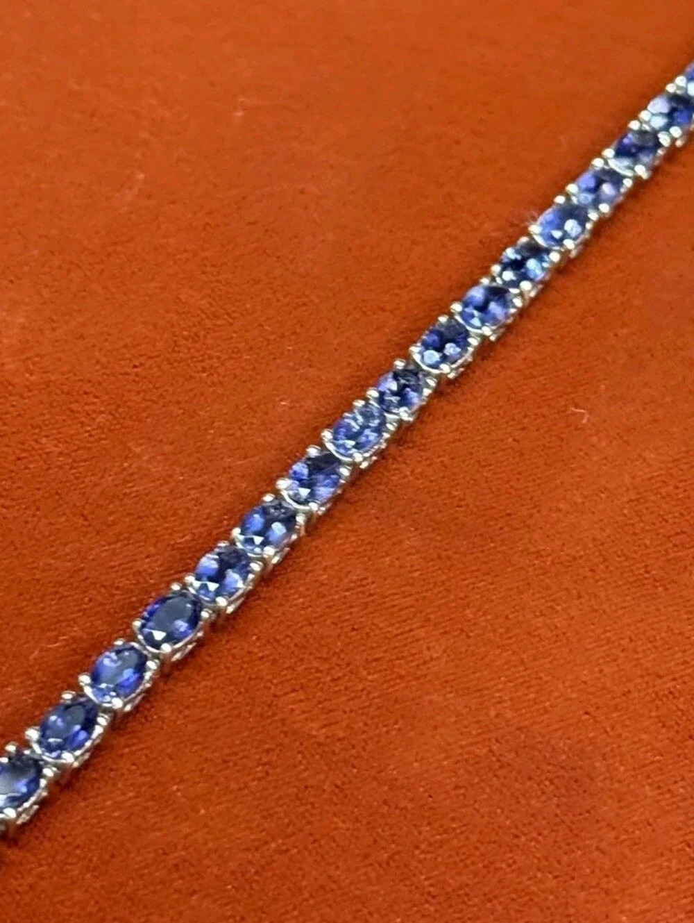 Sterling Silver 11.40 TCW Catalina lolite Bracelet